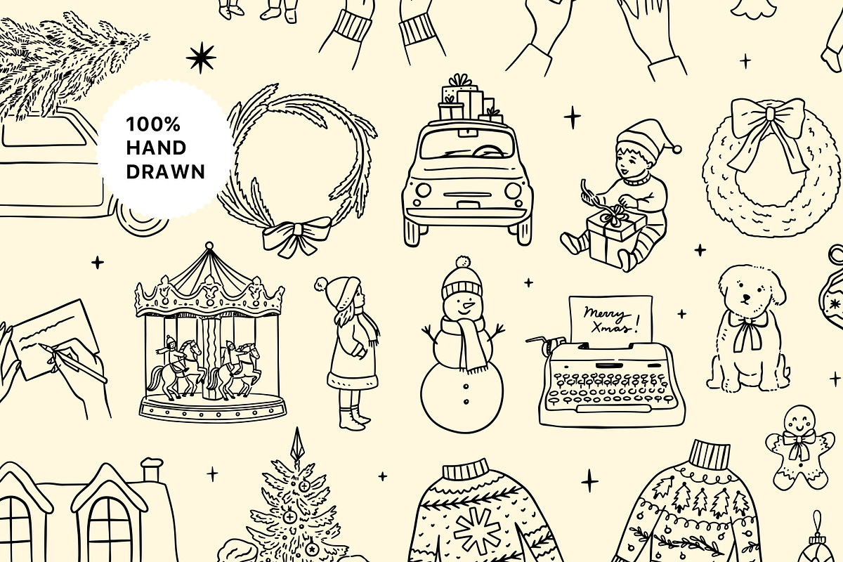 Christmas Spirit Illustrations, an Illustration by Redchocolate (Photo 3 of 10)