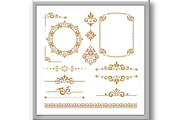Vintage vector Set. Floral elements, a Decorative Illustration by RODINA (Thumbnail 3 of 3)