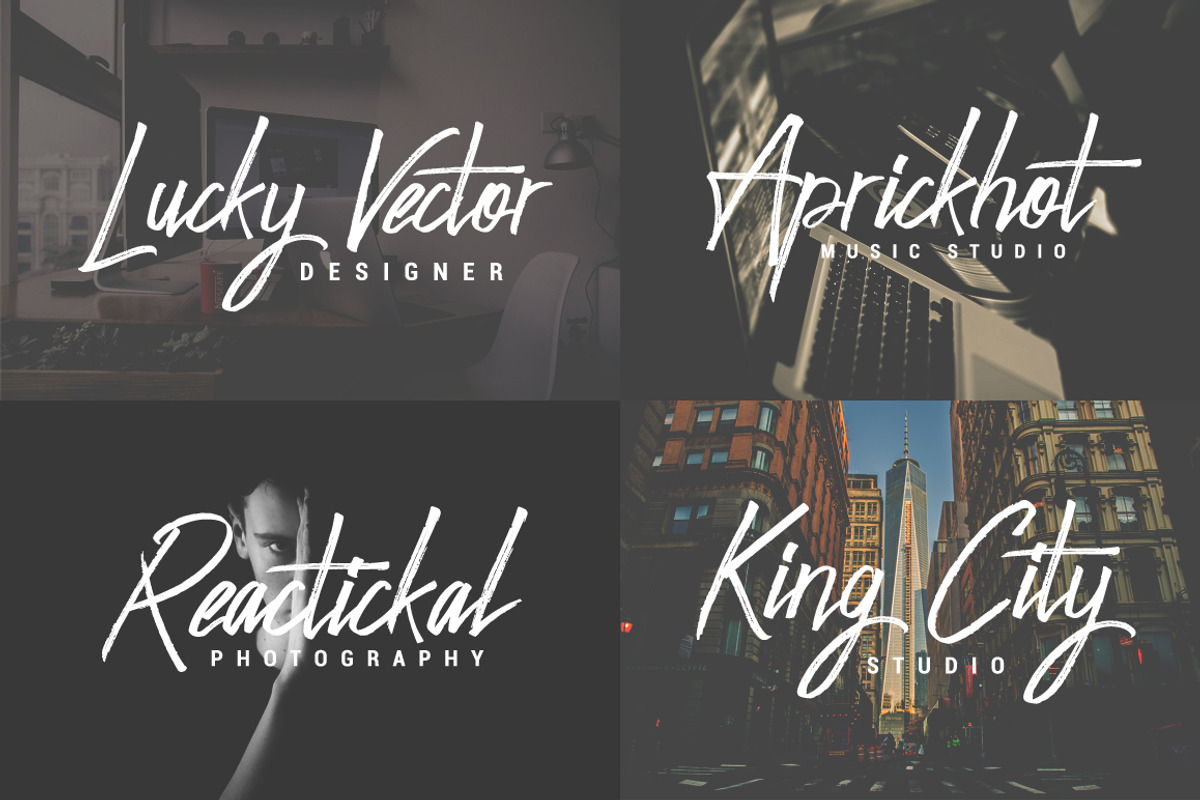 Hunter Skyfar- Dry Brush Script preview 3