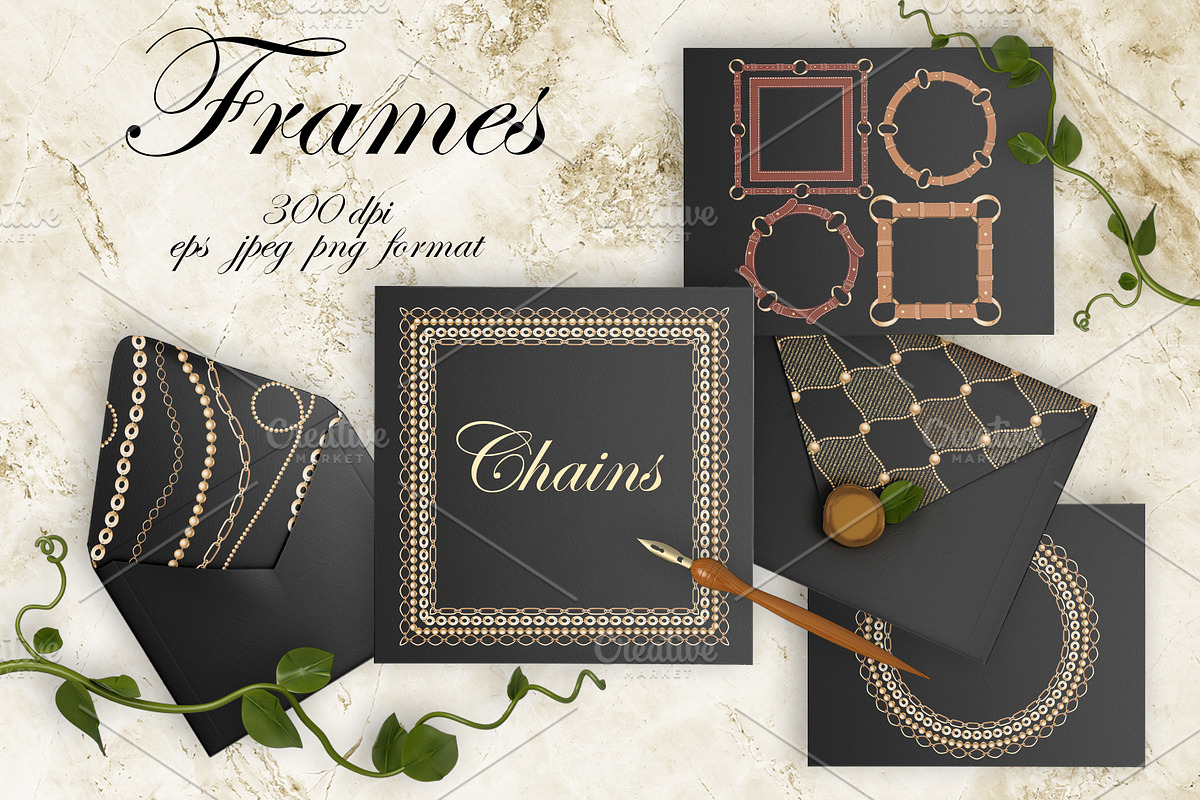Chains gold collection, a Pattern Graphic by Sam2211 (Photo 6 of 13)