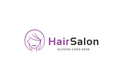 Hair Salon Logo, a Branding & Logo Template by WellMadePixel (Thumbnail 2 of 5)