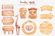 Tropical. Watercolor illustrations., a Decorative Illustration by AlexGreenArt (Thumbnail 9 of 12)