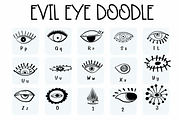 EVIL EYE Doodle | Symbols Fonts, a Symbol Font by Sirinart (Thumbnail 3 of 6)