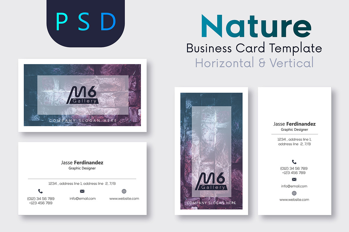 Unique 50 Business Card Bundle, a Business Card Template by M6 Gallery (Photo 50 of 151)