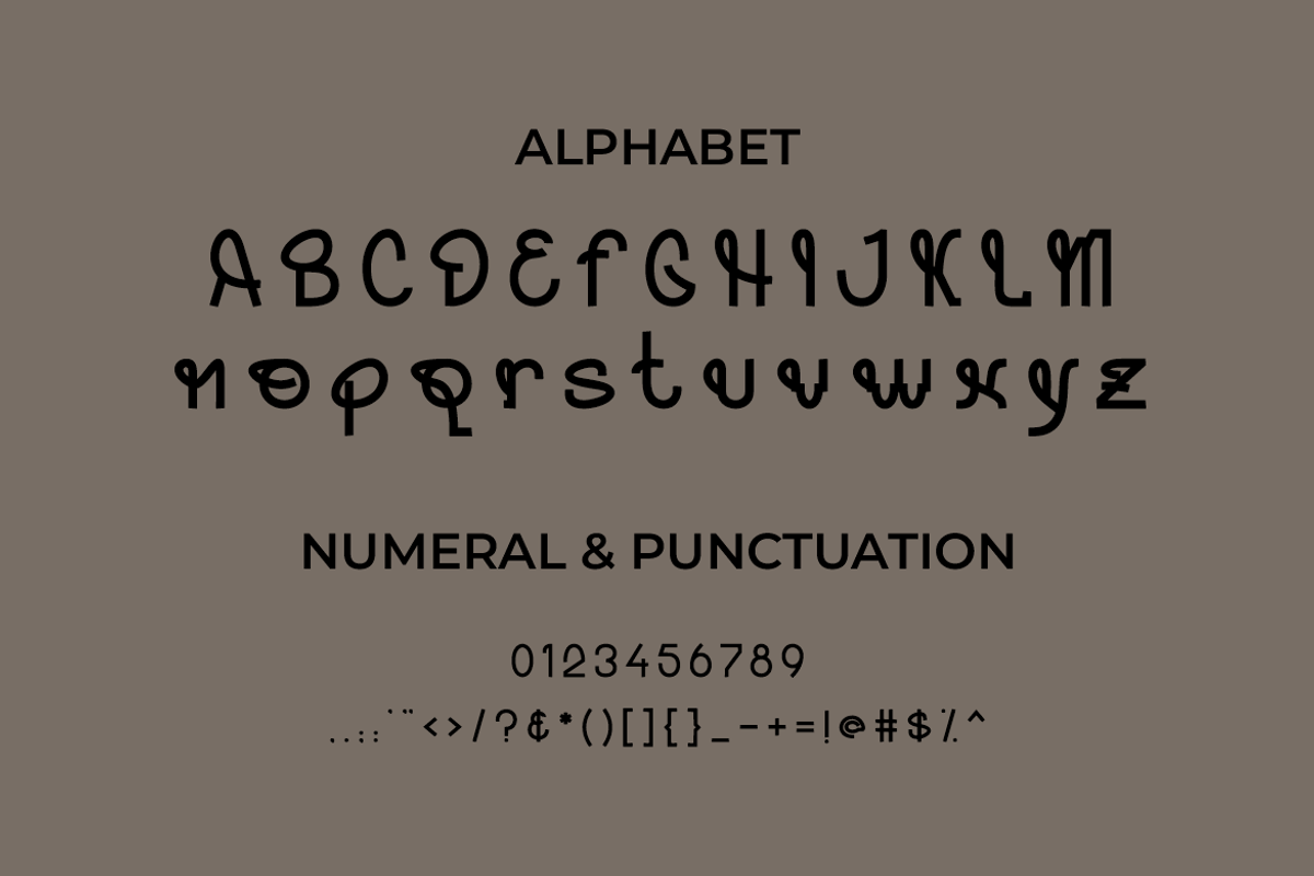 Font Bundle Modern Display, a Sans Serif Font by MaikoHatta (Photo 3 of 12)