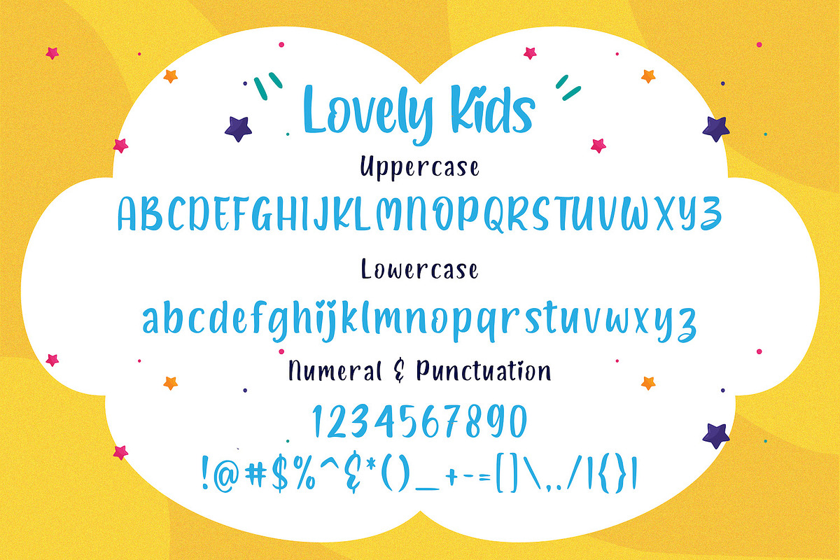 Lovely Kids - Playful Font, a Handwritten Font by StringLabs (Photo 8 of 10)