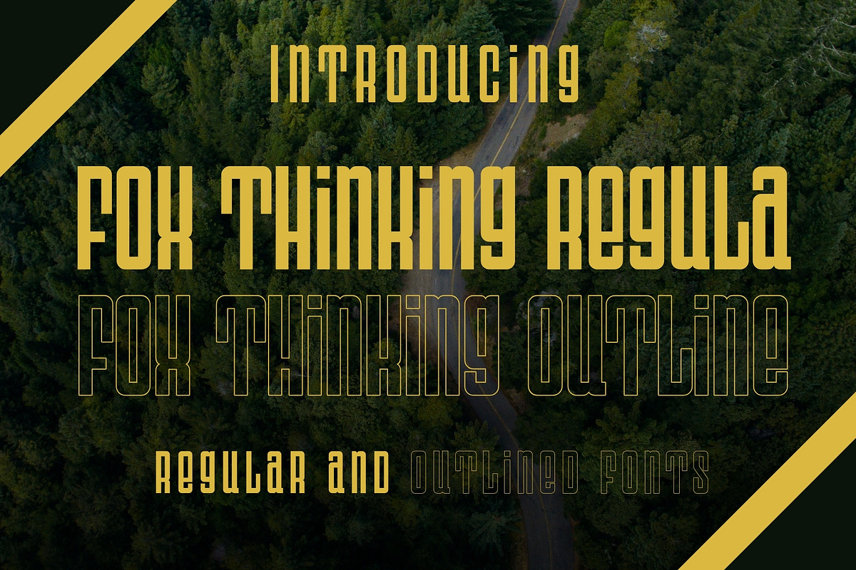 Fox Thinking Fonts, a Slab Serif Font by Fox7 By Rattana (Photo 1 of 9)