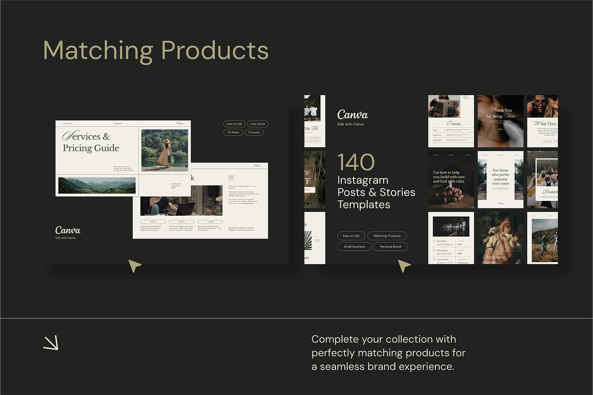 CAELM Brand Strategy Canva Template, a Presentation Template by Mirely Creative Co (Photo 10 of 10)