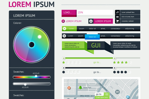 Elements of User Interface for Web, a Templates & Theme by fet