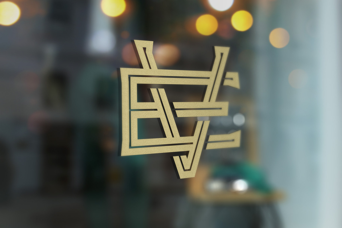 EV VE Monogram Logo, a Branding & Logo Template by Alphabet Agency (Photo 5 of 6)