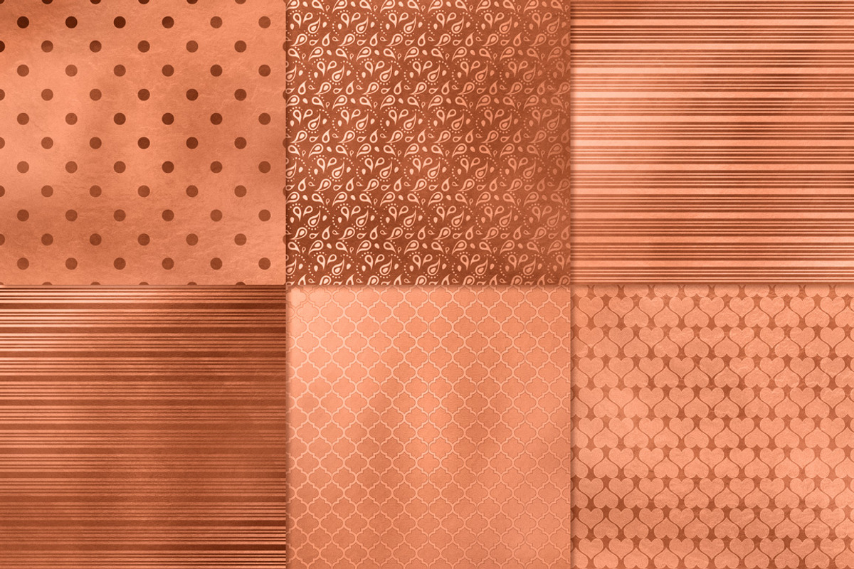 240+ Rose Gold Foil Texture Pack, a Texture Graphic by Paper Element (Photo 14 of 19)