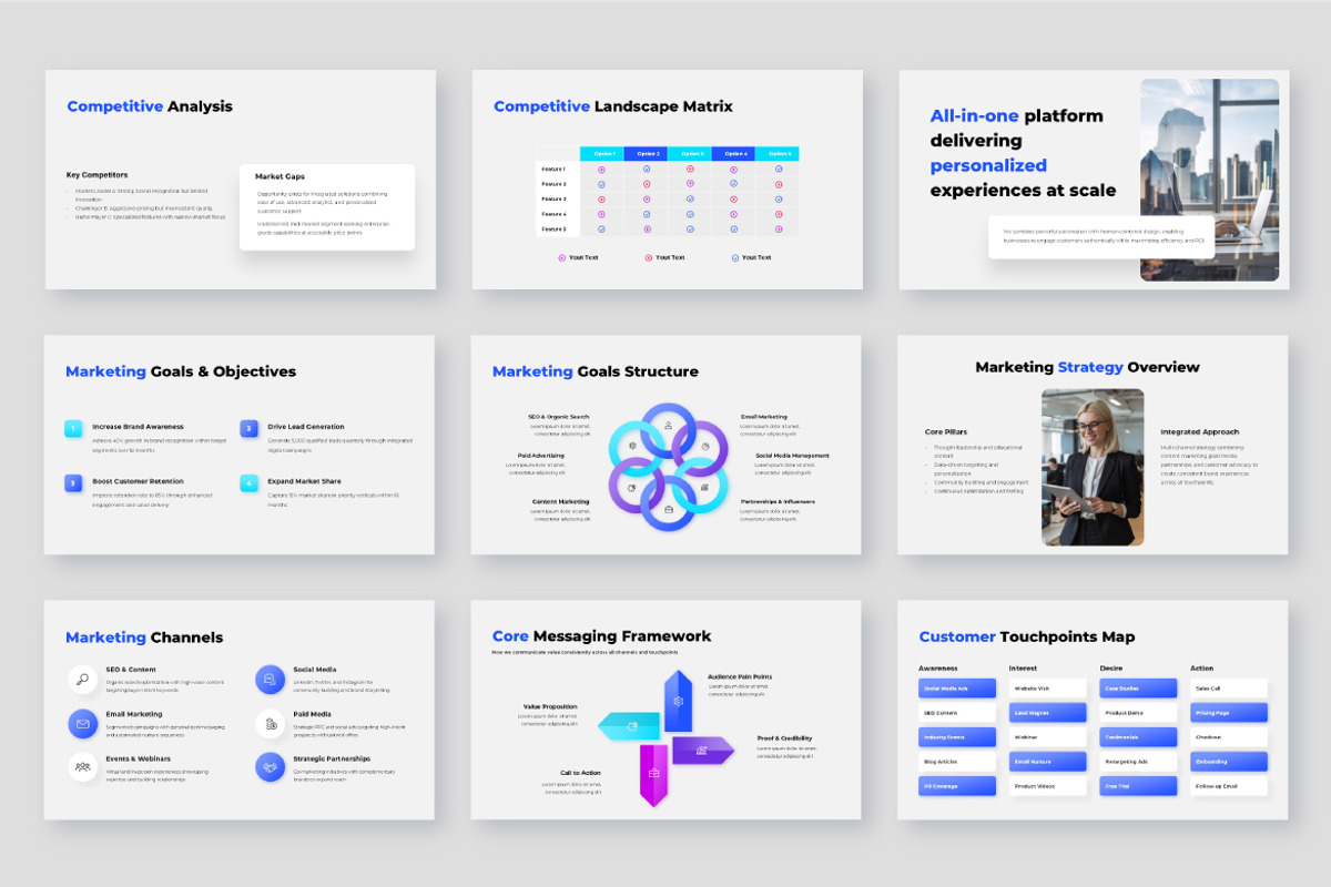 Marketing Plan Presentation Template, a Presentation Template by Abert (Photo 6 of 8)