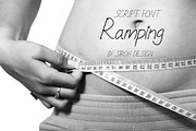Ramping Font, a Script Font by atapdesain (Thumbnail 1 of 5)
