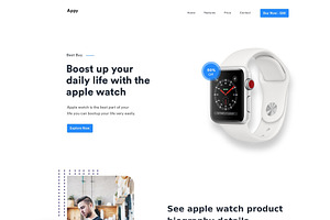 Apple Watch Landing Page