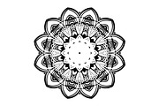Black White Mandala Illustration Set, a Decorative Illustration by NJ Himel (Thumbnail 9 of 101)