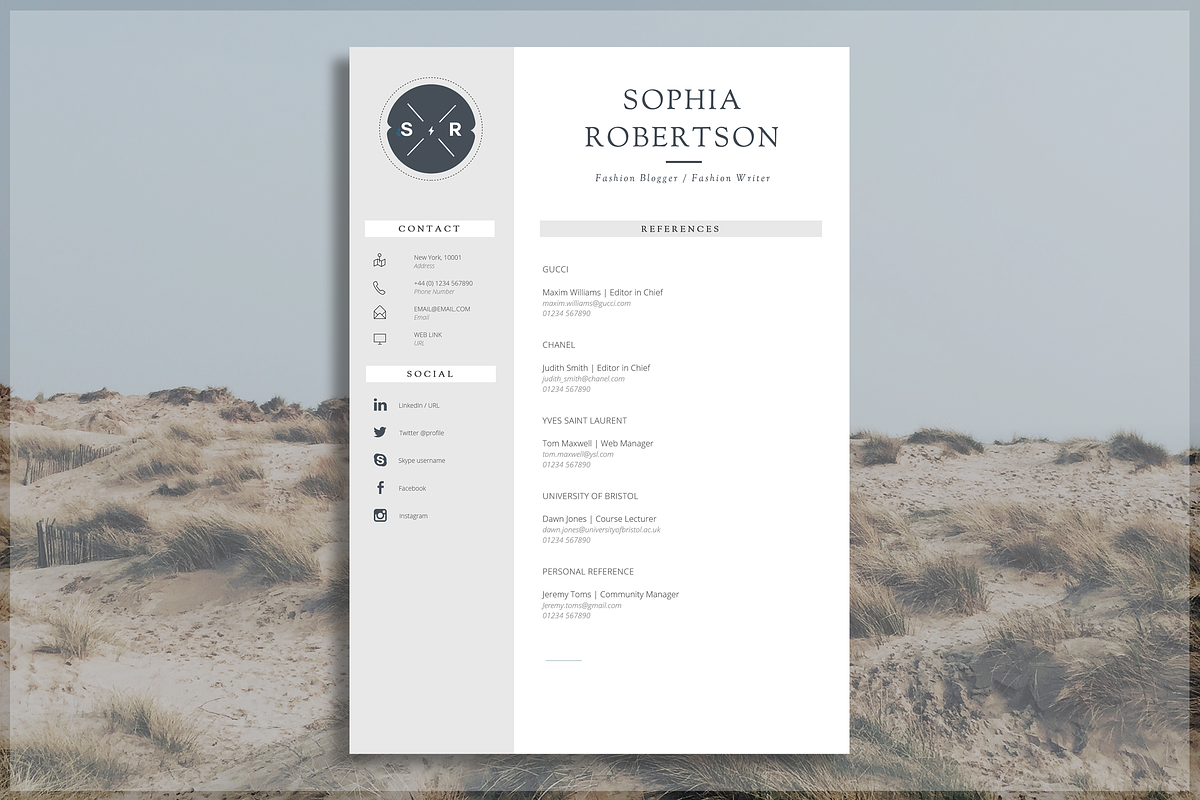 Creative Resume Template | CV Design, a Resume Template by introDuice - CV / Resumes (Photo 5 of 6)