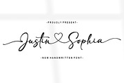 Justin Sophia – Wedding Signature Sc, a Script Font by MjStudio31 (Thumbnail 1 of 8)