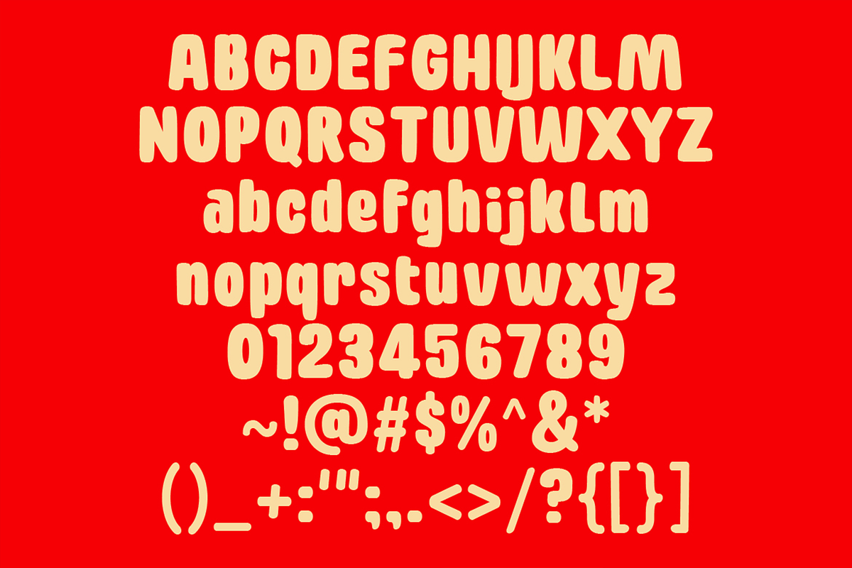 El Mojo - Bubble Pop Bold Fonts, a Sans Serif Font by Konstantine Studio (Photo 3 of 3)