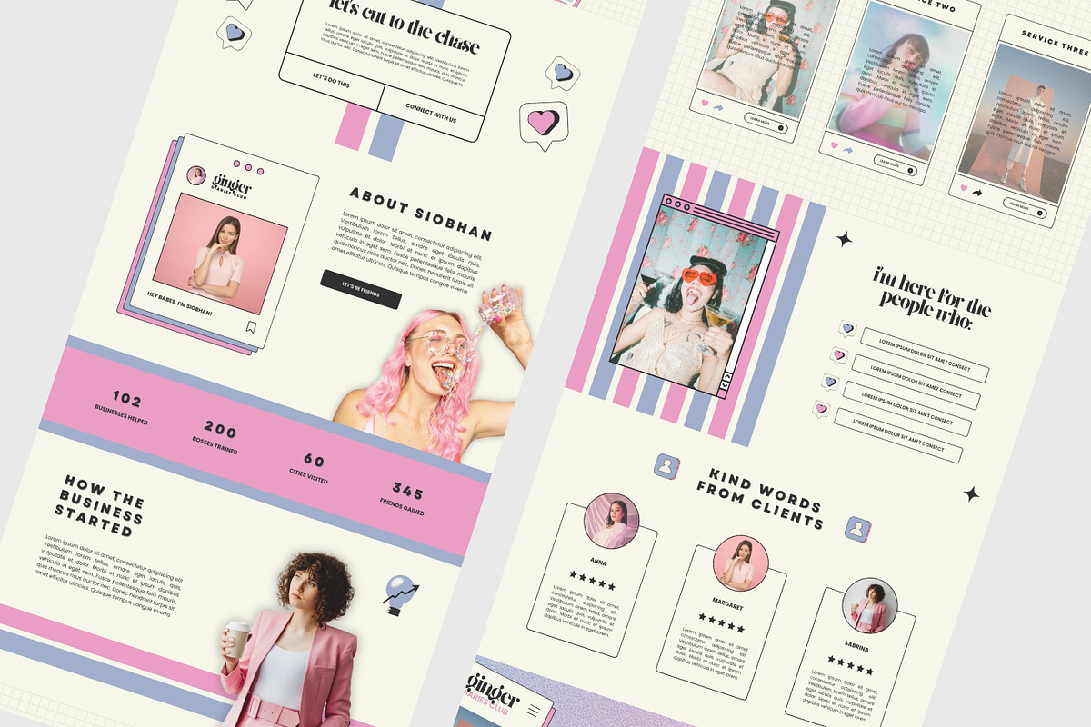 Canva Website Template, a Landing Page Template by Anna Design Studio (Photo 5 of 8)