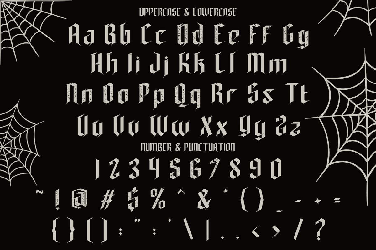 Lamphor - Black Letter Font, a Blackletter Font by PutraCetol Studio (Photo 3 of 11)
