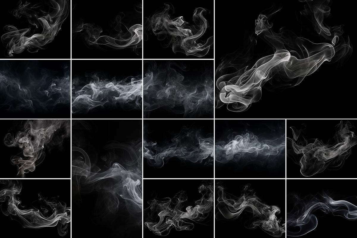 Realistic Smoke stock bundle, an Abstract Photo by PopotLane
