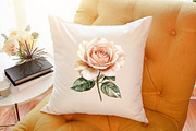Watercolor Blush Florals Clipart Set, an Illustration by Sublimation Artist (Thumbnail 6 of 6)
