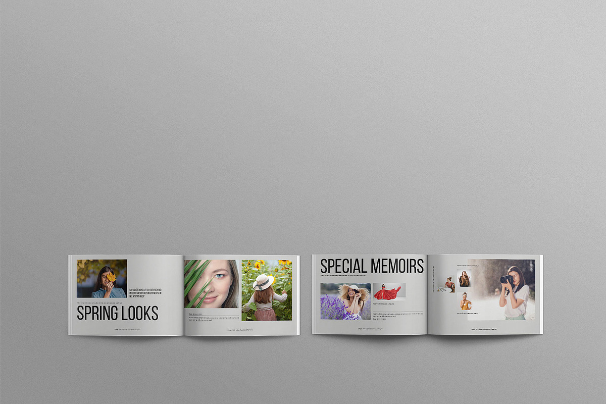 Editorial Lookbook Template Landscap preview 8