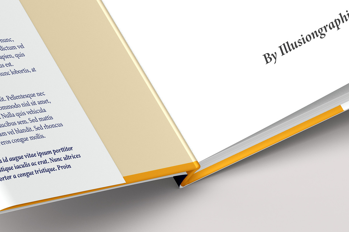Hardcover Book w/ Dustjacket Mockup, a Books & Magazine Mockup by Illusiongraphic (Photo 16 of 20)