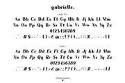 Gabrielle. Sans serif family, a Sans Serif Font by Luxfont (Thumbnail 9 of 11)
