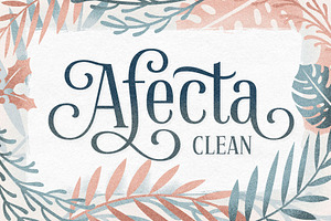 Afecta Clean, a Serif Font by Ilham Herry