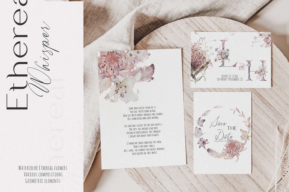 Ethereal Watercolor Flowers, a Decorative Illustration by Damian Roh (Photo 2 of 19)
