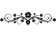 Vintage Floral Divider Bundle, a Decorative Illustration by Designer_Momina (Thumbnail 2 of 21)