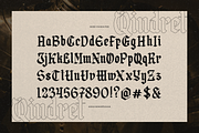 Qindret | Blackletter Typeface, a Blackletter Font by Denustudios (Thumbnail 10 of 12)