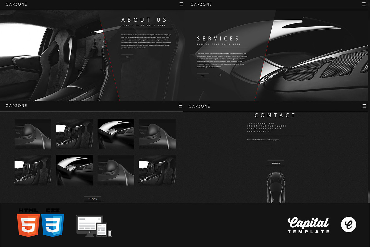 Carzone - HTML Template, a Landing Page Template by CapitalTemplate (Photo 3 of 5)
