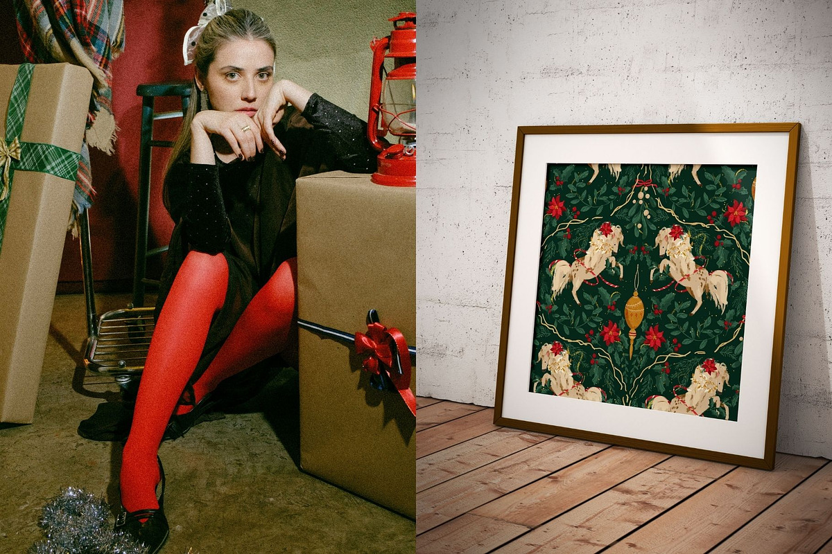 Luxury Christmas Pattern, a Pattern Graphic by PaperJamLab (Photo 9 of 11)