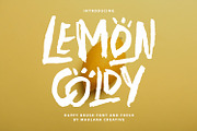 Lemon Coldy Brush Font, a Handwritten Font by Maulana Creative (Thumbnail 1 of 6)
