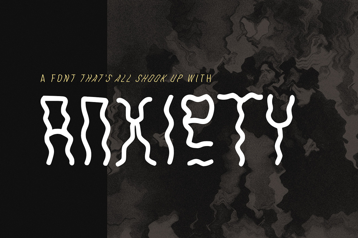 Nerves halloween horror font preview 4