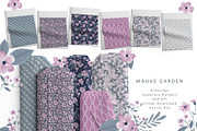 6 Seamless Pattern: Mauve Garden, a Pattern Graphic by StudioCitra (Thumbnail 1 of 11)