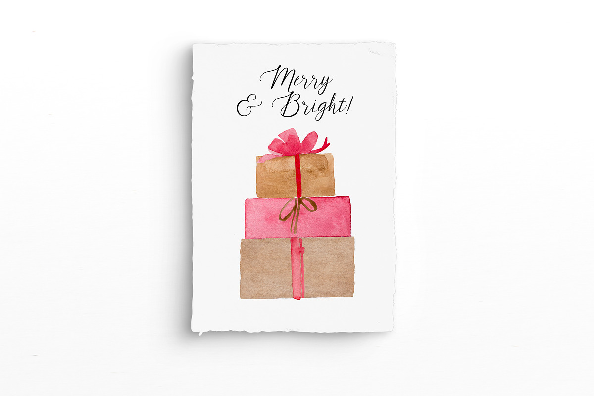 Christmas watercolor clip art BUNDLE, an Illustration by DailyMiracleDigitals,LLC (Photo 7 of 11)