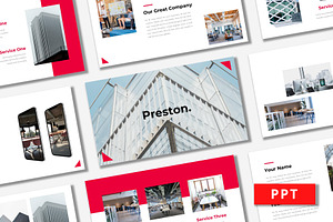 Preston - Powerpoint Template, a Presentation Template by Tumbuh Kerja