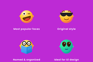 Vivid Emojis Icons Pack