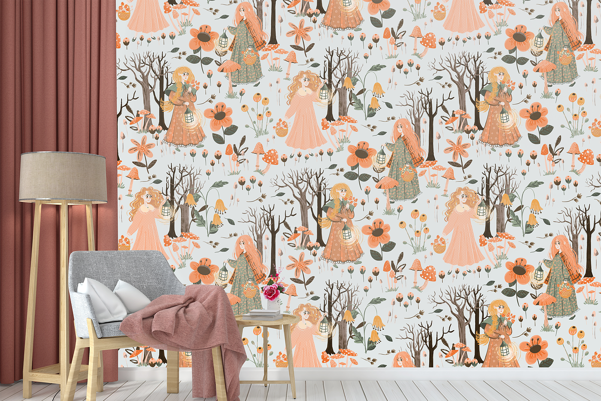 Fairy Forest Irish Pattern, a Pattern Graphic by Lady Bruniere Design (Photo 6 of 6)