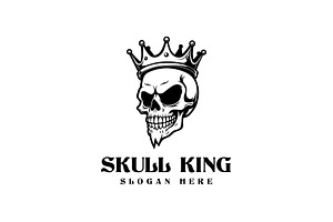Skull King Logo, a Branding & Logo Template by Pixes