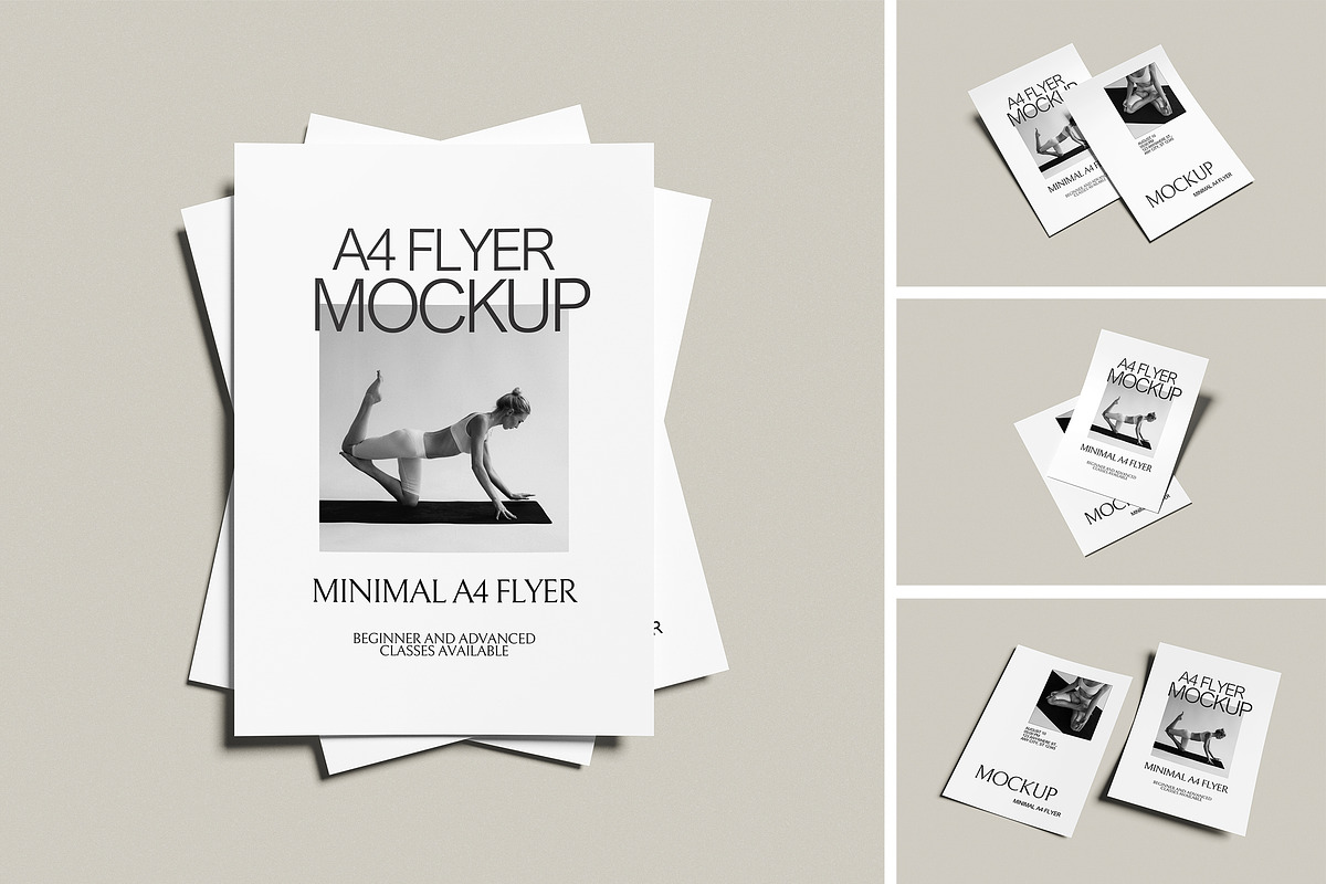 A4 Flayer Mockup, an Advertising Mockup by Twins_studio926 (Photo 1 of 5)