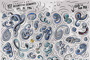 Winter Doodle Big Pack, a Decorative Illustration by BALABOLKA (Thumbnail 11 of 12)