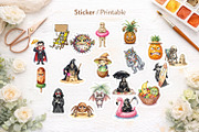 Sarcastic Tropical Goth Sublimation, an Illustration by Artnoy (Thumbnail 7 of 8)