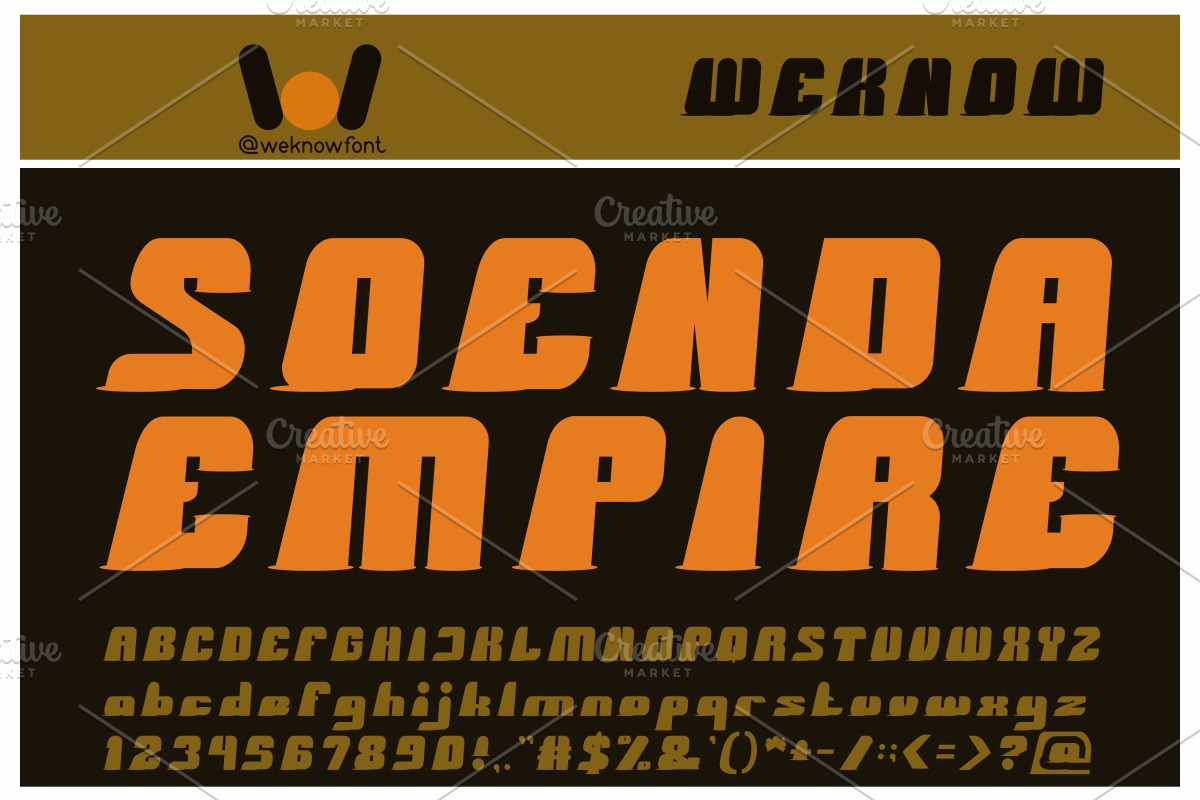 Black Mamba, a Font by weknow (Photo 5 of 5)