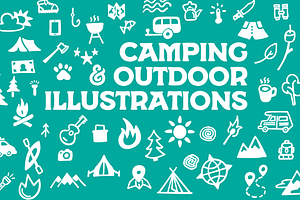 Camping & Outdoor Illustrations