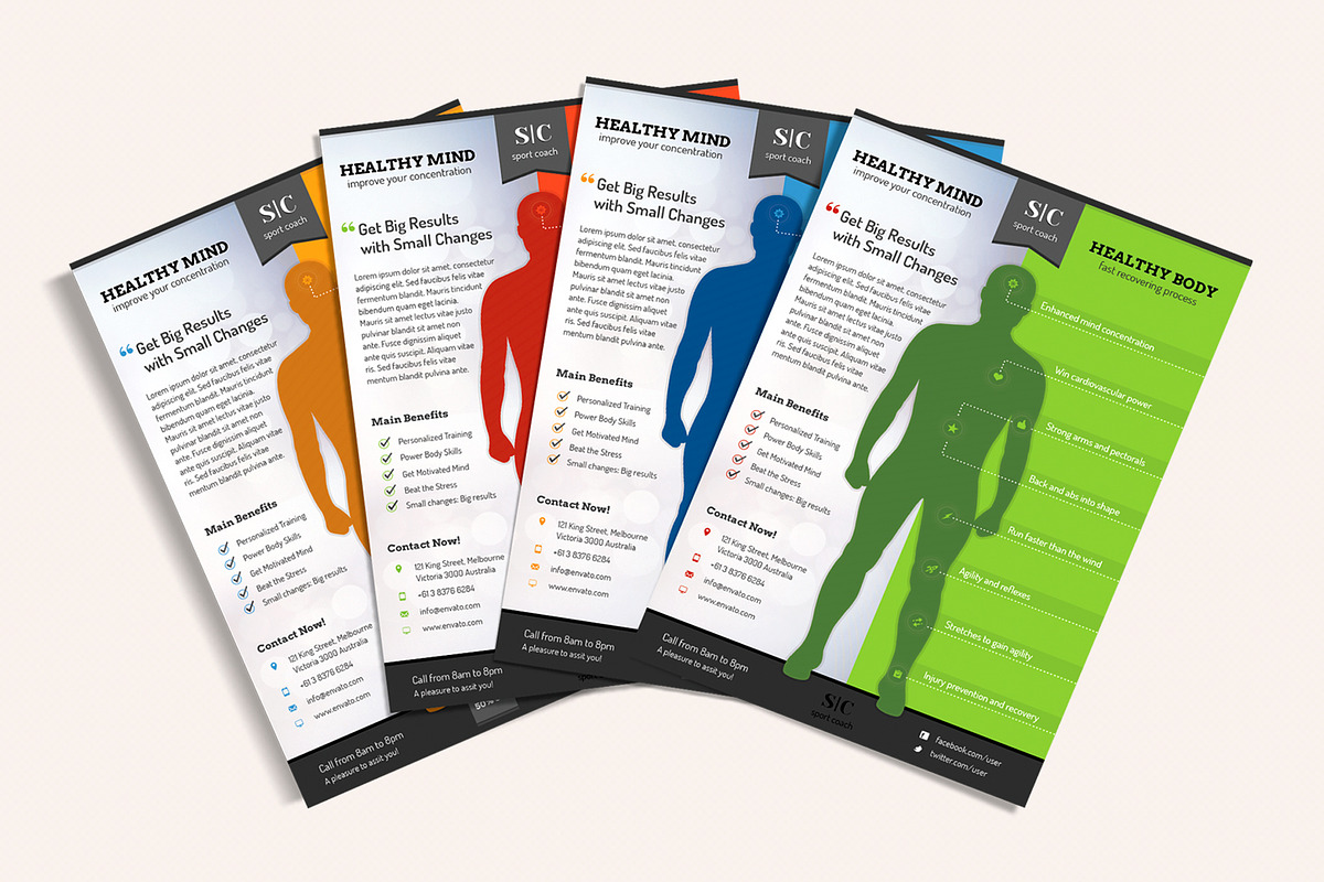 Sport Coach and Train Flyer, a Flyer Template by Sargatal (Photo 1 of 5)