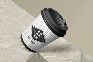 Disposable Coffee Cup Mockups